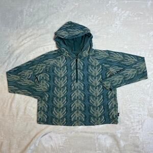 Patagonia Performance Hoodie Women XS 1/4 Zip Lightweight Stretch Peacock Gatsby